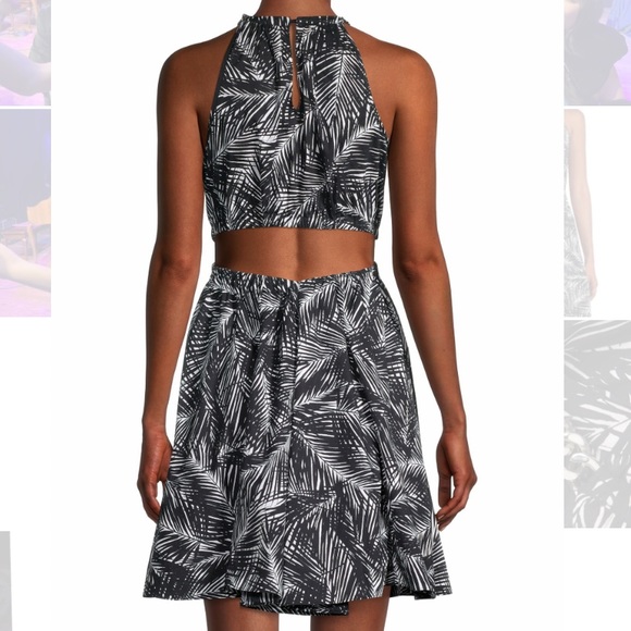 Tropical print cutout dress - Picture 2 of 4